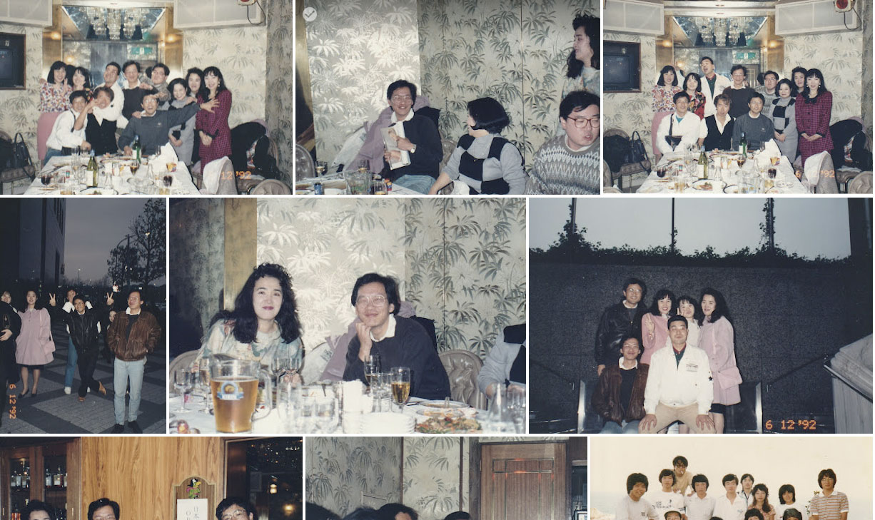 LINEグループで盛り上がるOB・OG会の様子