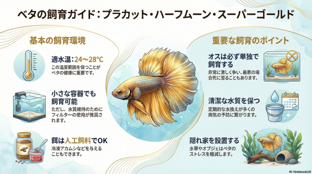 ベタの飼育